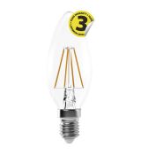 LED žiarovka Filament Candle 4W E14 teplá biela