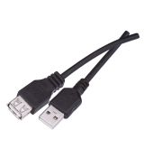 USB kábel 2.0 A vidlica - A zásuvka 2m