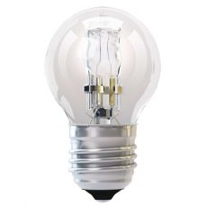 Halogénová žiarovka ECO mini globe 42W E27 teplá biela,stmív