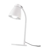 Stolná lampa Lolli s LED žiarovkou biela
