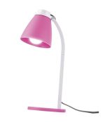 Stolná lampa Lolli s LED žiarovkou ružová