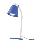 Stolná lampa Lolli s LED žiarovkou modrá