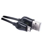 USB kábel 2.0 A/M - micro B/M 1m čierny, Quick Charge