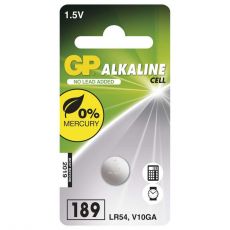 Alkalická gombíková batéria GP LR54 (189F)