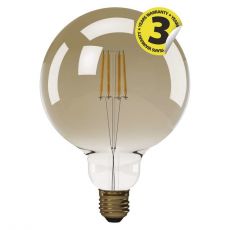 LED žiarovka Vintage G125 4W E27 teplá biela+