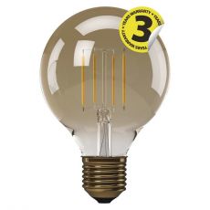LED žiarovka Vintage G95 4W E27 teplá biela+