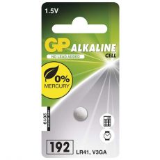 Alkalická gombíková batéria GP LR41 (192F)