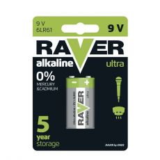 Alkalická batéria RAVER 6LF22 (9V)