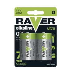 Alkalická batéria RAVER LR20 (D)