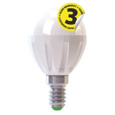 LED žiarovka Premium mini globe 6W E14 teplá biela