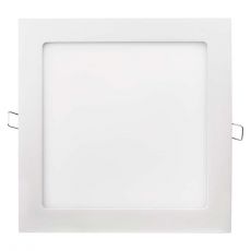 LED panel 220×220, štvorcový vstavaný biely, 18W teplá biela