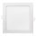 LED panel 220×220, štvorcový vstavaný biely, 18W teplá biela
