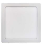 LED panel 300×300, štvorcový prisadený biely, 24W teplá b.