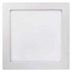 LED panel 225×225, štvorcový prisadený biely, 18W teplá b.