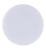 LED prisadené svietidlo, kruhové biele 15W teplá b., IP44