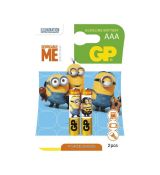 Batéria GP alkalická MINIONS AAA 2 ks/blister