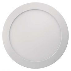 LED panel 224mm, kruhový prisadený biely, 18W teplá biela