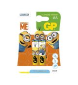 Batéria GP alkalická MINIONS AA 2 ks/blister