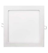 LED panel 220×220, štvorcový vstavaný biely,18W neutrálna b.