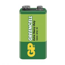 Zinko-chloridová batéria GP Greencell 6F22 (9V)