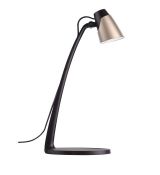 LED stolná lampa Glory, šampaň