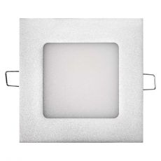 LED panel 120×120, štvorcový vstavaný strieb., 6W neutr. b.