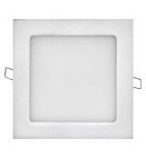 LED panel 170×170, štvorcový vstavaný strieb., 12W neutr.b.