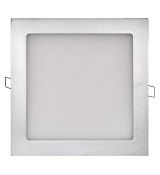 LED panel 225×225, štvorcový vstavaný strieb., 18W neutr.b.