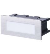 LED orientačné vstavané svietidlo 123×53, 1,5W tep. b.,IP65