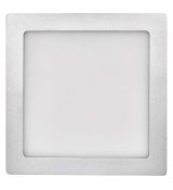 LED panel 224×224, štvorcový prisadený strieb., 18W neut.b.