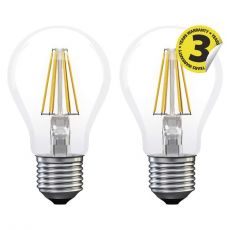 LED žiarovka Filament A60 A++ 6W E27 teplá biela