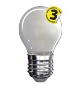 LED žiarovka Filament Mini Globe A++ matná 4W E27 teplá b.