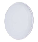 LED prisadené svietidlo Dori, kruh. biele 18W neutr.b., IP54