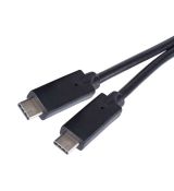 USB kábel 3.1 C/M - USB 3.1 C/M 1m čierny