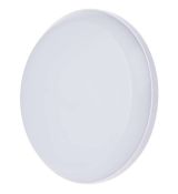 LED prisadené svietidlo Dori, kruh. biele 18W teplá b., IP54