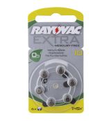Batéria RAYOVAC V10AU/6 do načúvacích prístrojov