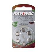 Batéria RAYOVAC V312AU/6 do načúvacích prístrojov