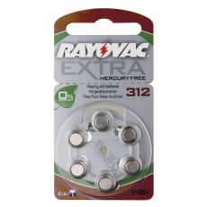 Batéria RAYOVAC V312AU/6 do načúvacích prístrojov