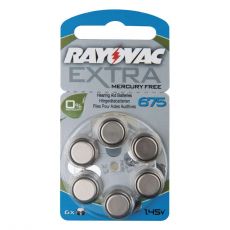 Batéria RAYOVAC V675AU/6 do načúvacích prístrojov